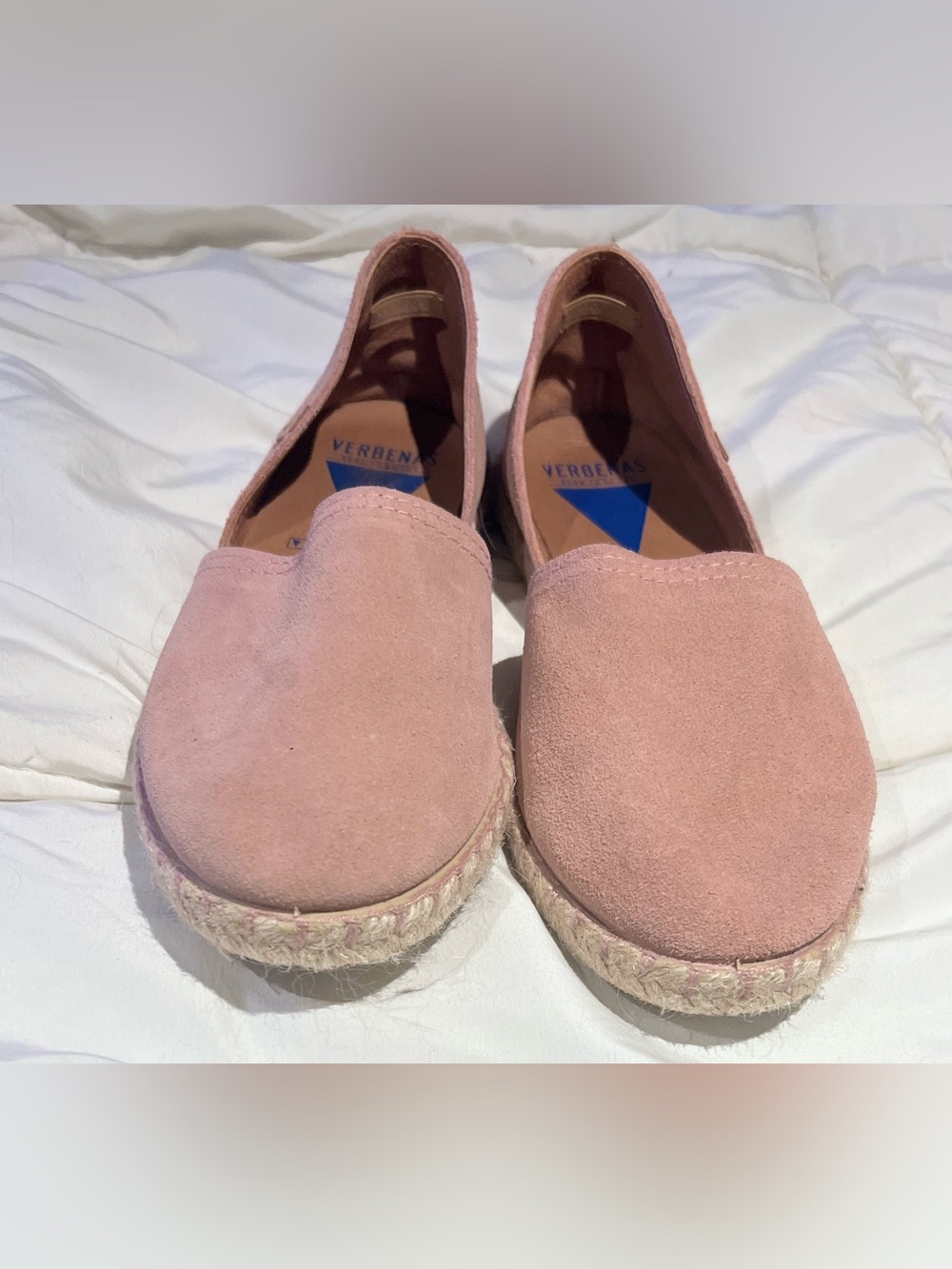 Verbenas Women’s Pink Suede Espadrille Slip-Ons Size 41 (US 10). - Picture 8 of 8